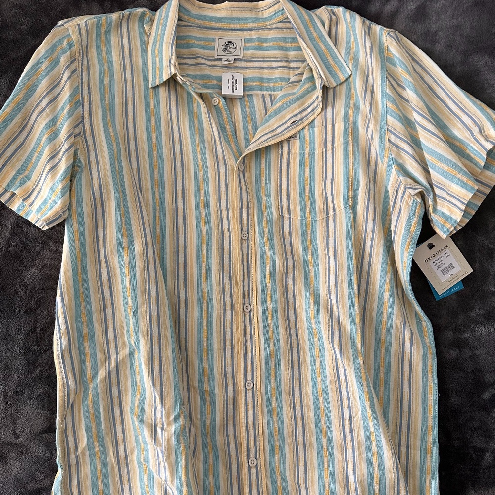 ONEILL Vintage 90s Stripe Button Up Shirt